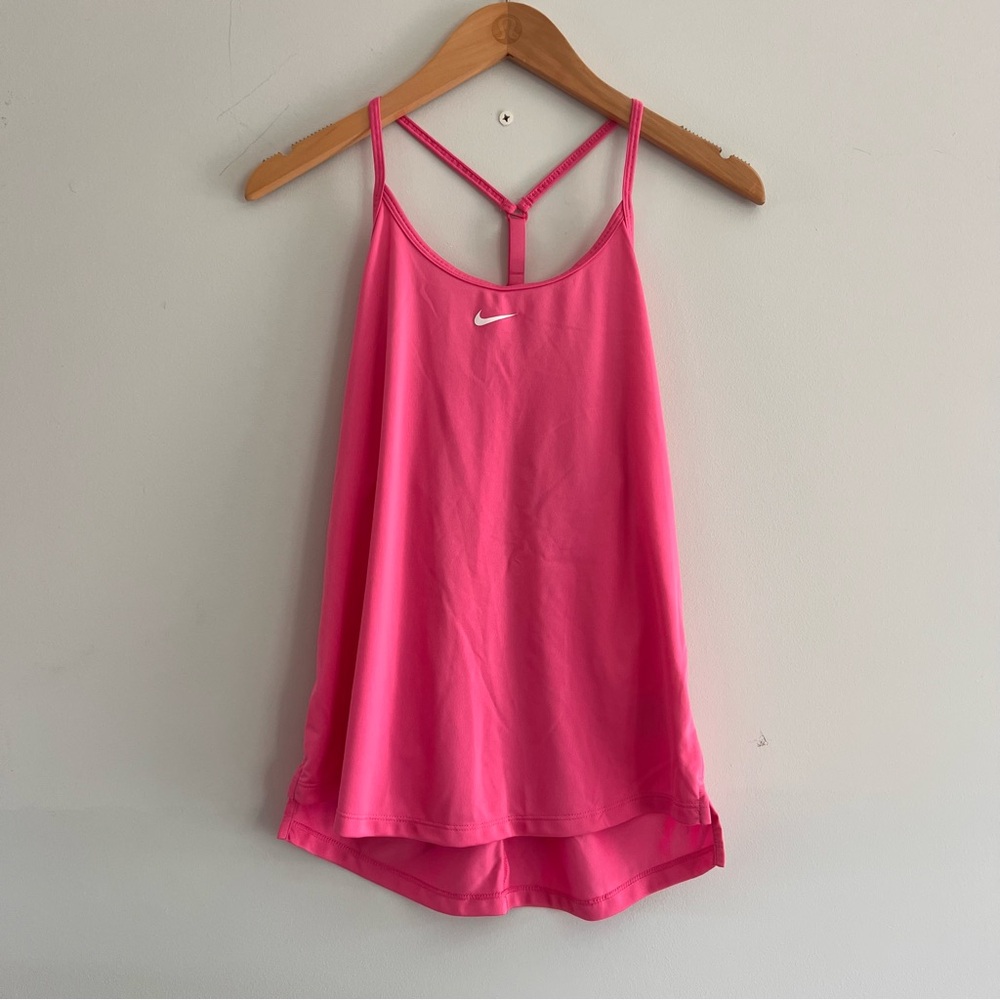 Nike running top. Tank top. Pink. Dry fit.